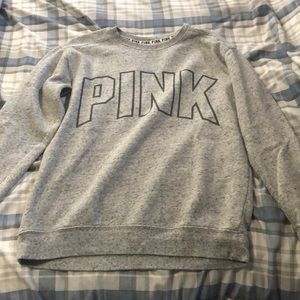 small Pink Victoria Secret sweatshirt